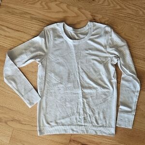 Lululemon || Swiftly Breeze Long Sleeve Training Top Gray Size 2